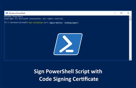 powershell sign codes